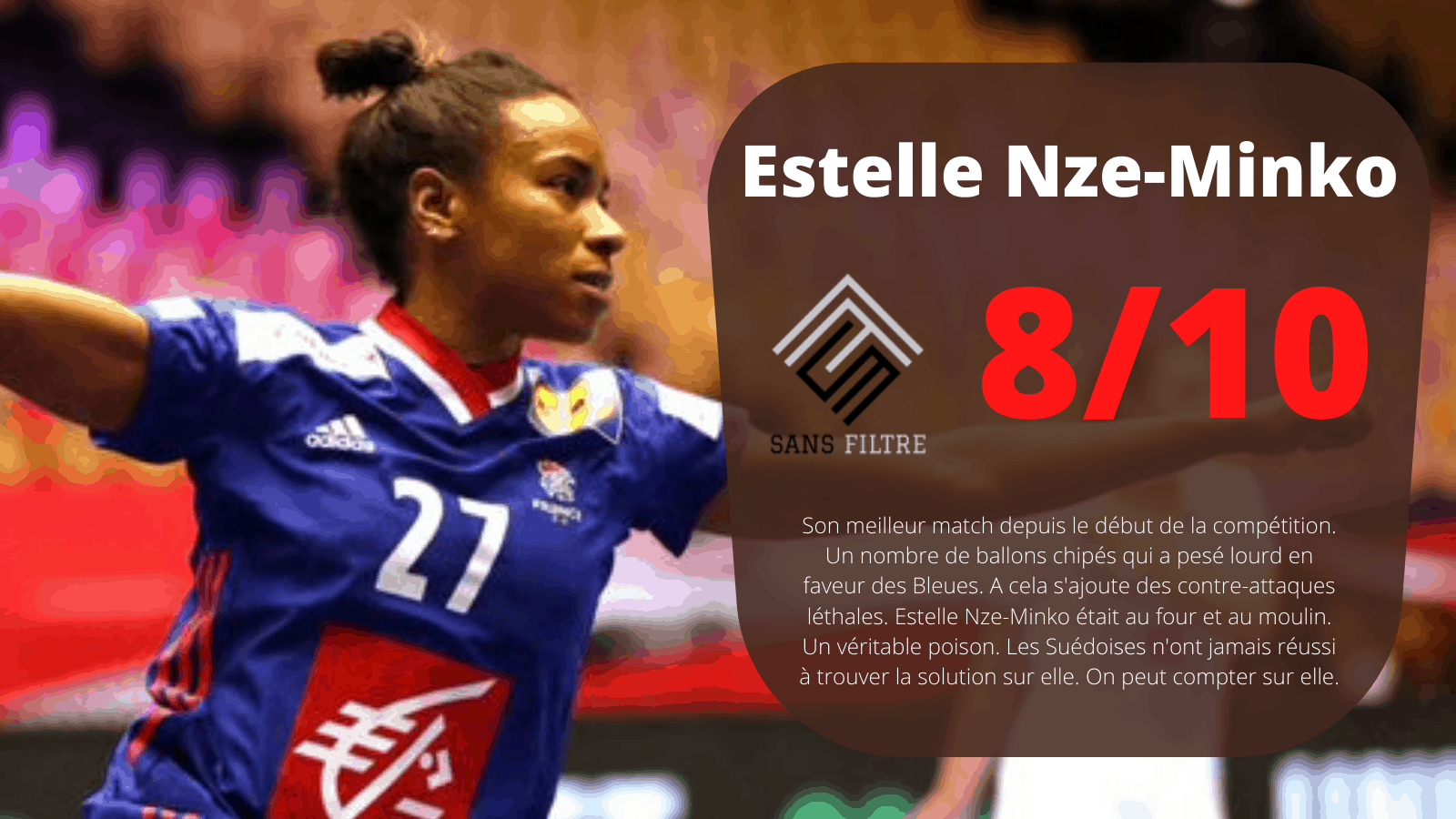 France - Suède Handball, Estelle Nze-Minko