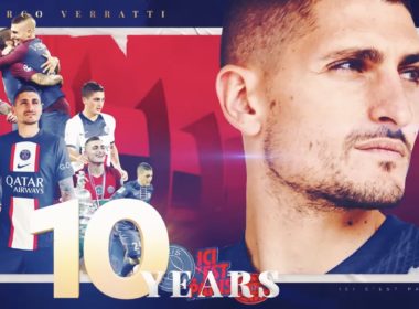 Marco Verratti fête ses 10 ans au PSG !