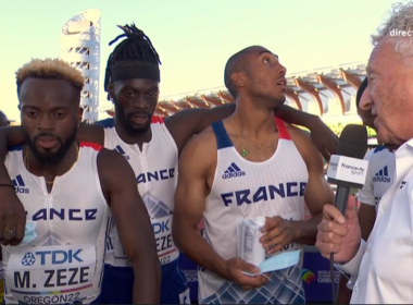 4x100 m français