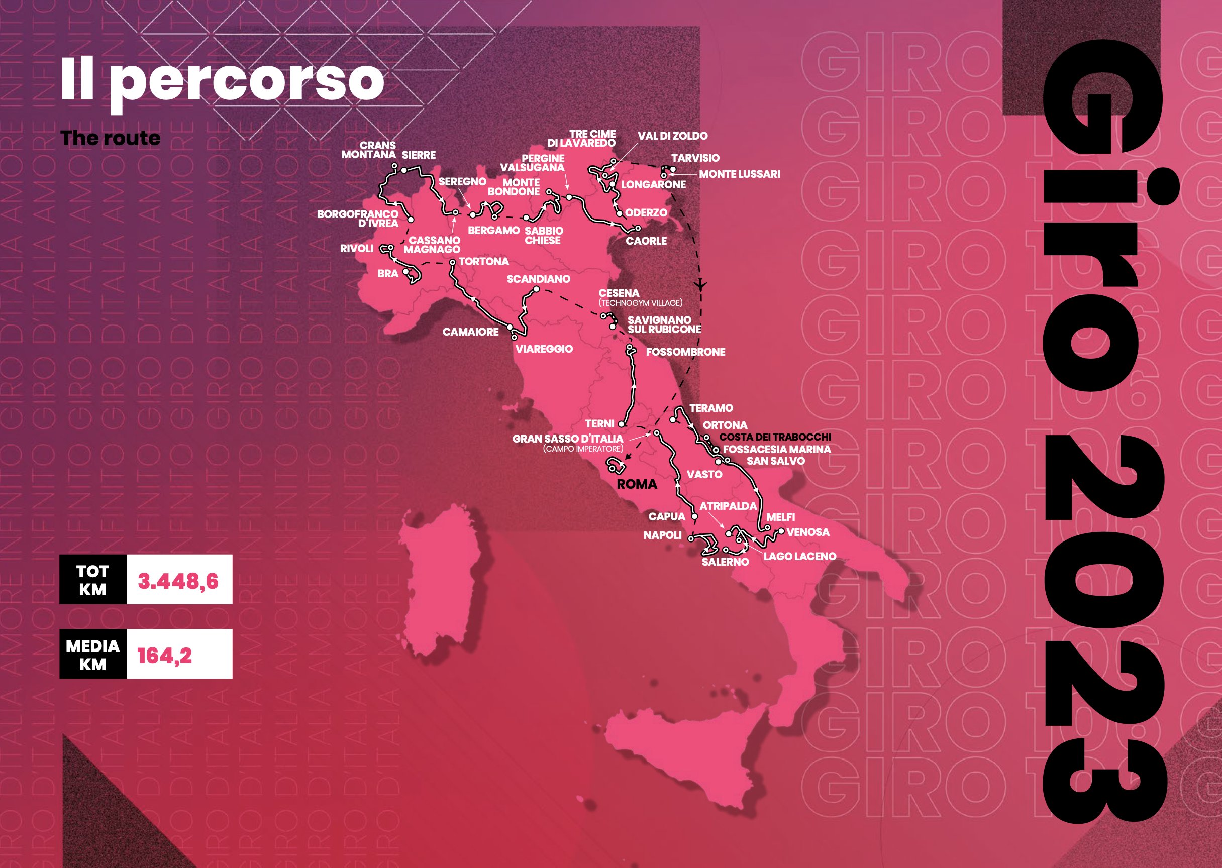 Cyclisme Découvrez le parcours du Giro 2023