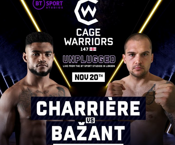 Morgan Charrière de retour au Cage Warriors le 20 novembre !